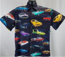 Muscle Car Hawaiian Shirt aloha shirt